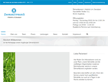 Tablet Screenshot of implantate-augsburg.eu